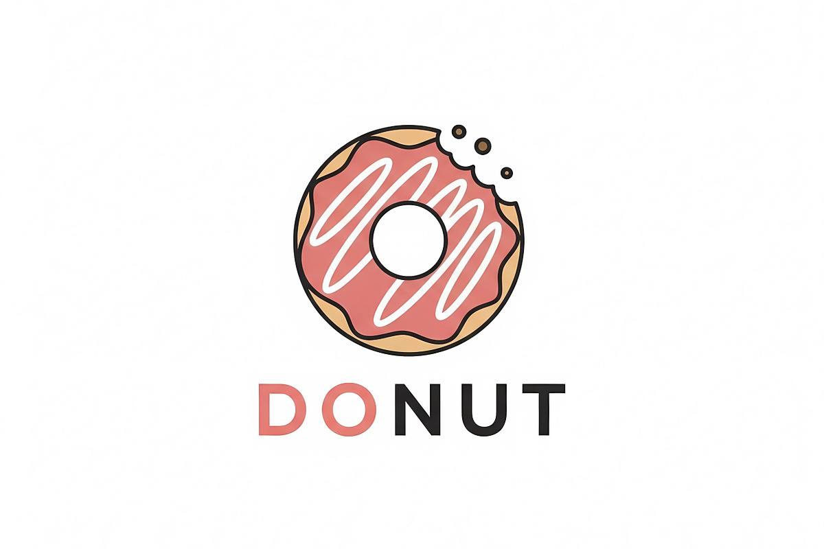 Pink Frosted Donut, a Branding & Logo Template by Logocreative (Photo 1 of 2)