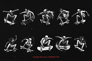 10 Bundle Dark Art Skull Skate Trick, an Illustration by Morspective (Thumbnail 6 of 7)