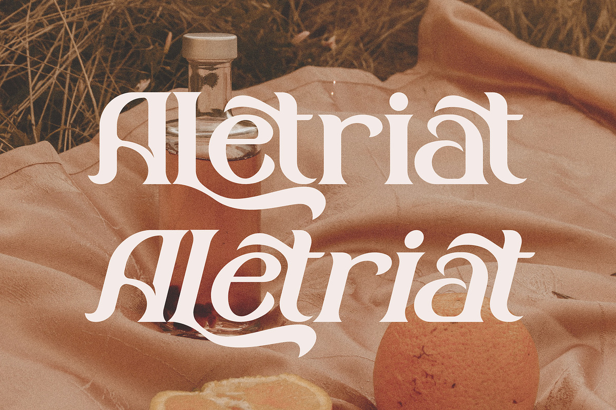 Aletriat Modern Serif Font, a Serif Font by Storytype Studio (Photo 11 of 15)