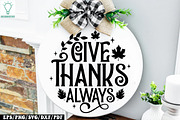 Fall Round Door hanger SVG Bundle, a Graphic by Designer302 (Thumbnail 10 of 23)