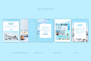 Blue | Pinterest PSD templates pack, a Social Media Template by Nassiie (Thumbnail 2 of 5)