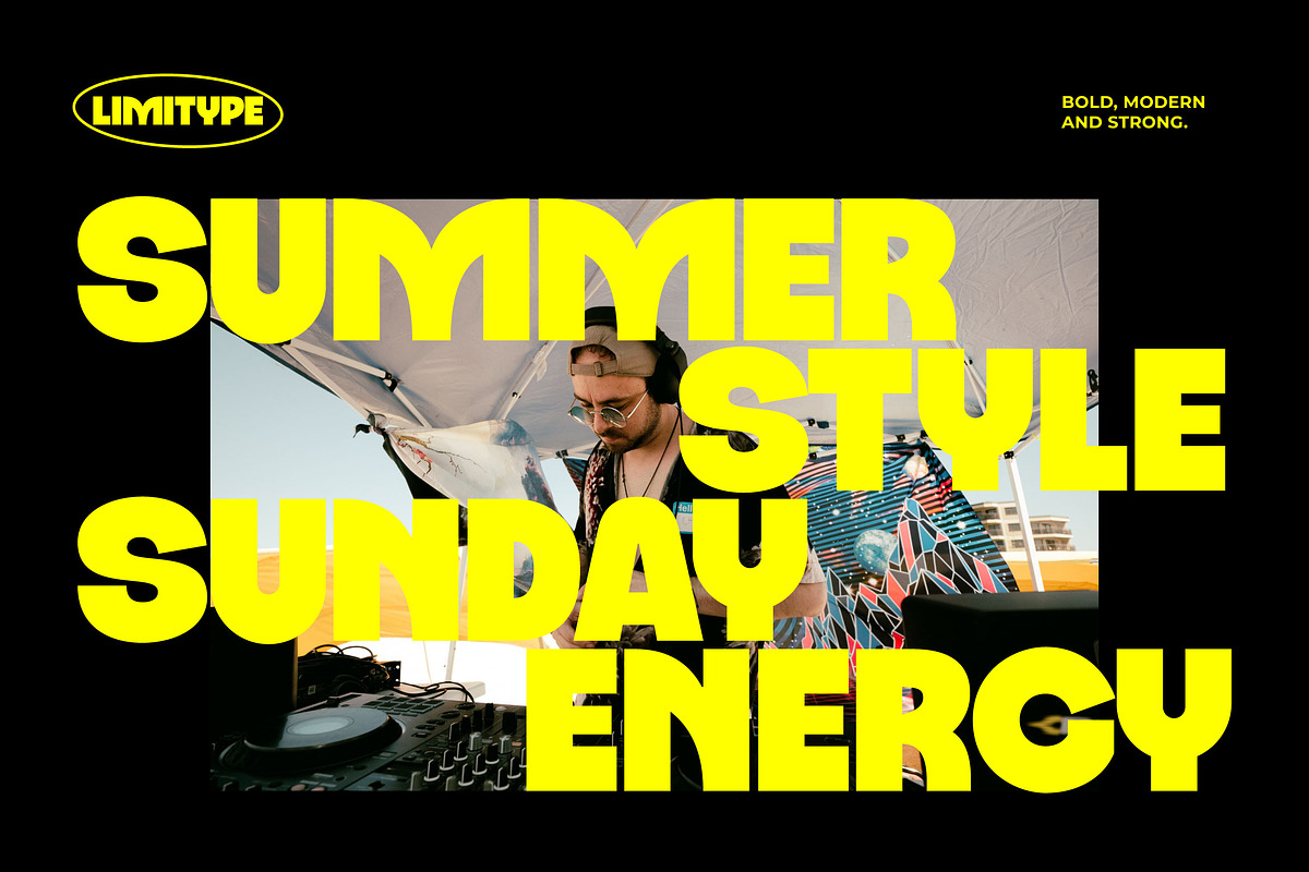 Avion - Modern Bold Font, a Sans Serif Font by limitype (Photo 3 of 10)