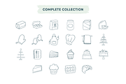 Baking Tools & Ingredients Icons, an Icon by Caroline Mackay (Thumbnail 4 of 9)