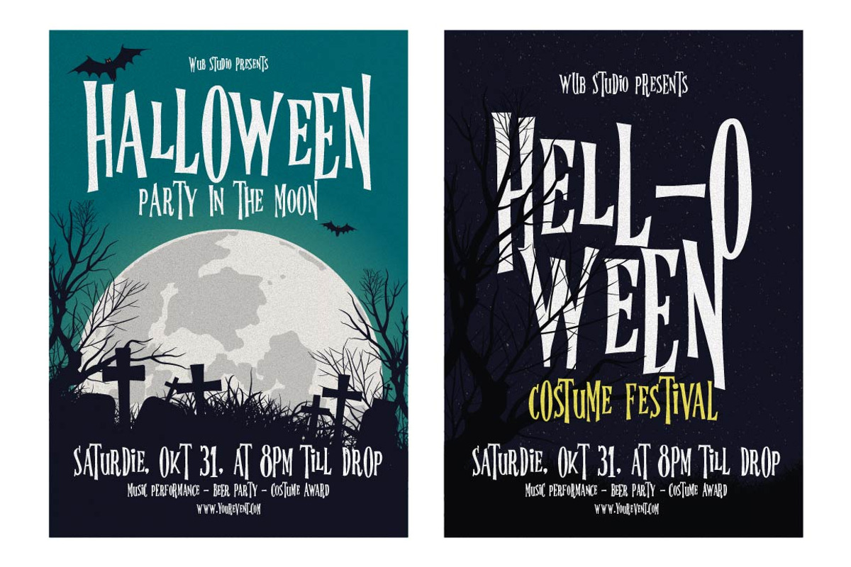 Moonhells Typeface + Extras preview 5