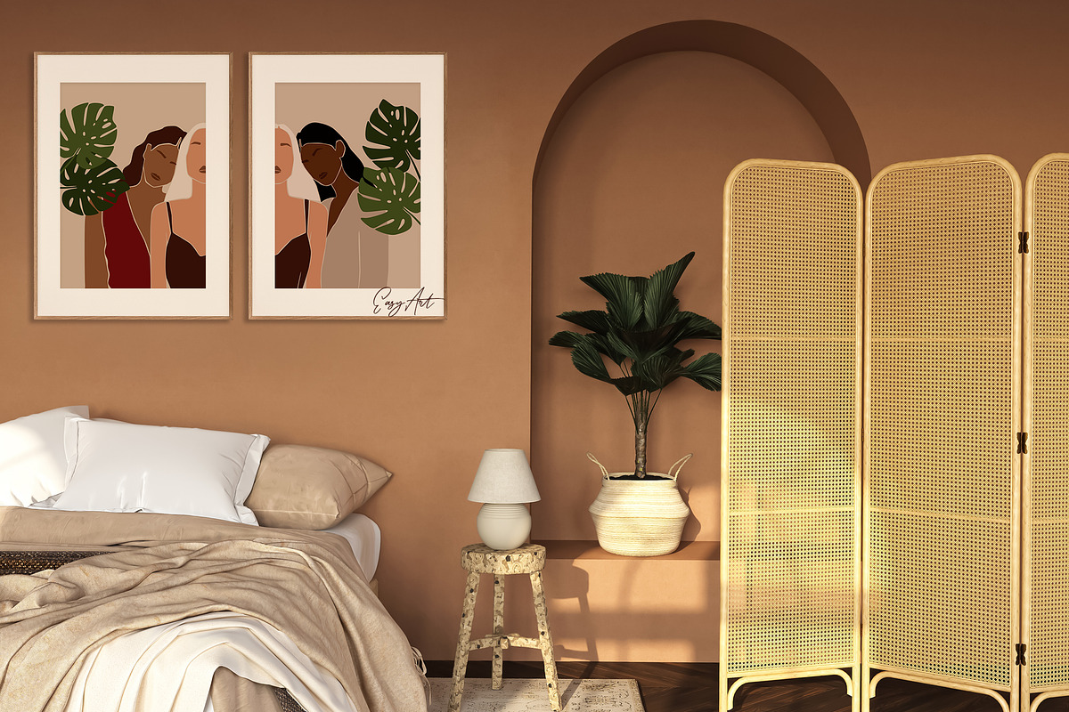 Girlfriends abstract collection., a Person Illustration by EasyArt (Photo 6 of 12)