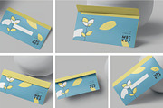 Cash Size Envelope Mockups, a Packaging Mockup by megostudi0 (Thumbnail 1 of 7)