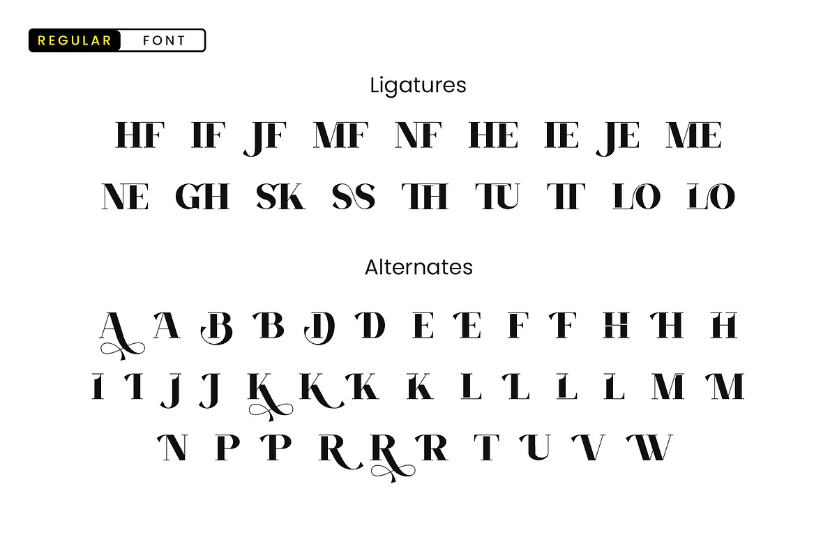 Filora All Caps Serif Font, a Serif Font by Idea Studio (Photo 9 of 13)