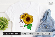 Sunflower SVG, DXF, PNG, Cut file, an Illustration by ClipartMuchLove (Thumbnail 6 of 11)