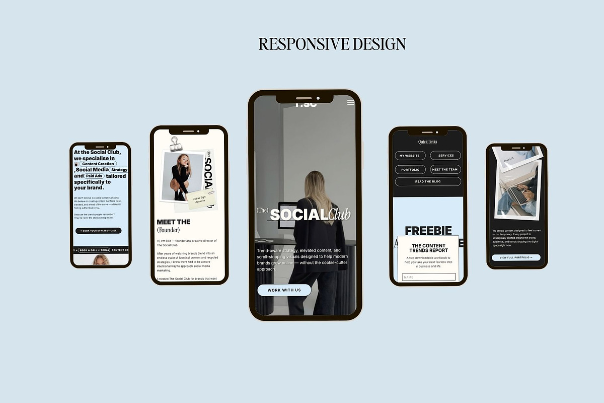 Modern Showit Template for creatives, a Landing Page Template by Row Creative (Photo 5 of 10)
