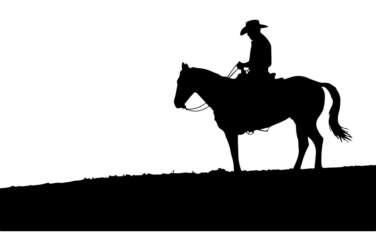 Cowboy Horse Rider SVG Bundle, a Graphic by Creativeshirt (Photo 2 of 13)