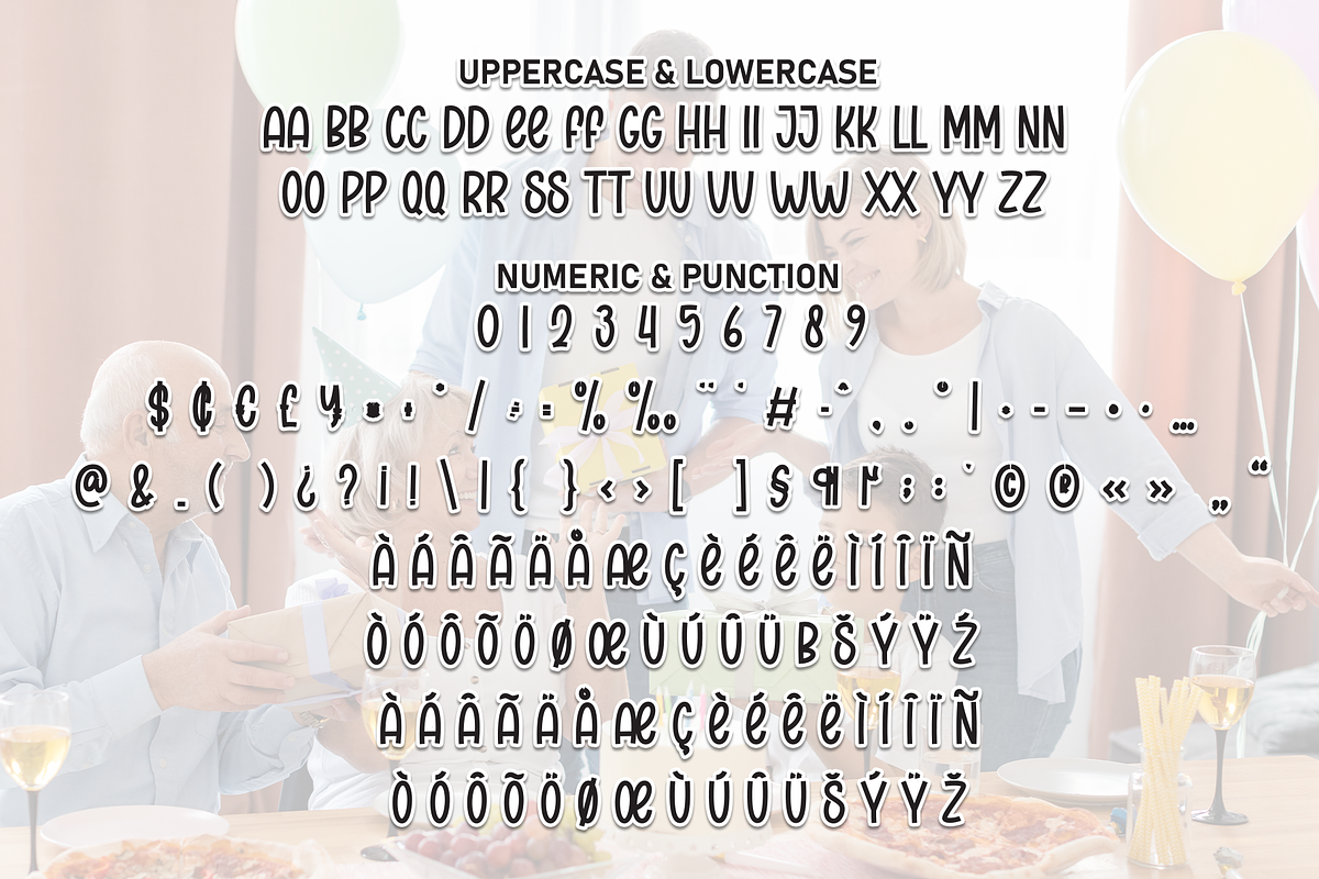 Family Party | Script Font, a Script Font by Scratchones (Photo 7 of 8)