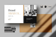 Brand Strategy Presentation Template, a Presentation Template by White Graphic (Thumbnail 1 of 8)