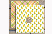Kawaii Pineapples Digital Paper, a Pattern Graphic by JennyL Designs (Thumbnail 4 of 5)