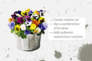 Rainy Day Procreate brushes, an Object Graphic by Olga Brinza (Thumbnail 2 of 7)