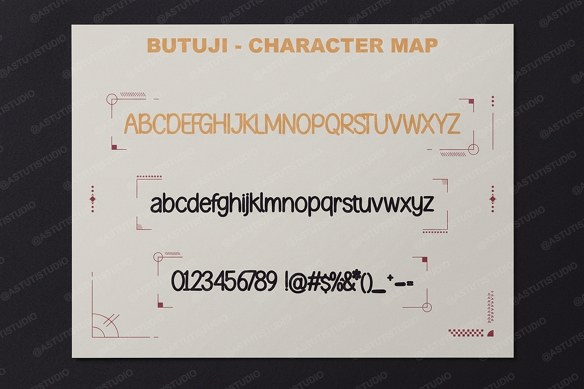 Butuji Typeface - Elegant Serif, a Sans Serif Font by Astuti Studio (Photo 2 of 18)