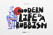 Papyrcuts - Poster Art Font, a Handwritten Font by ikiiko (Thumbnail 4 of 7)