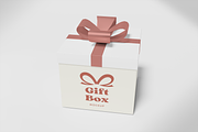 Gift Box Mockup, a Packaging Mockup by Twins_studio (Thumbnail 2 of 5)