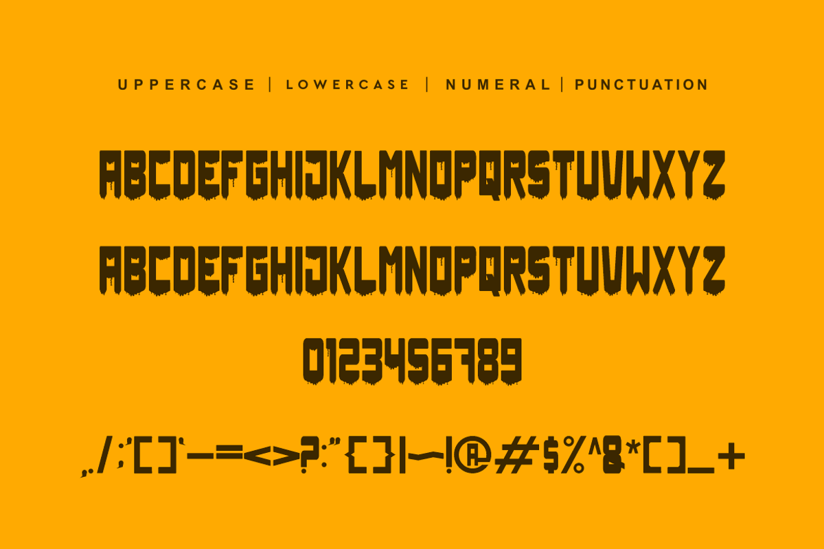 Halloween Haunted, a Blackletter Font by QR Design Studio (Photo 3 of 6)