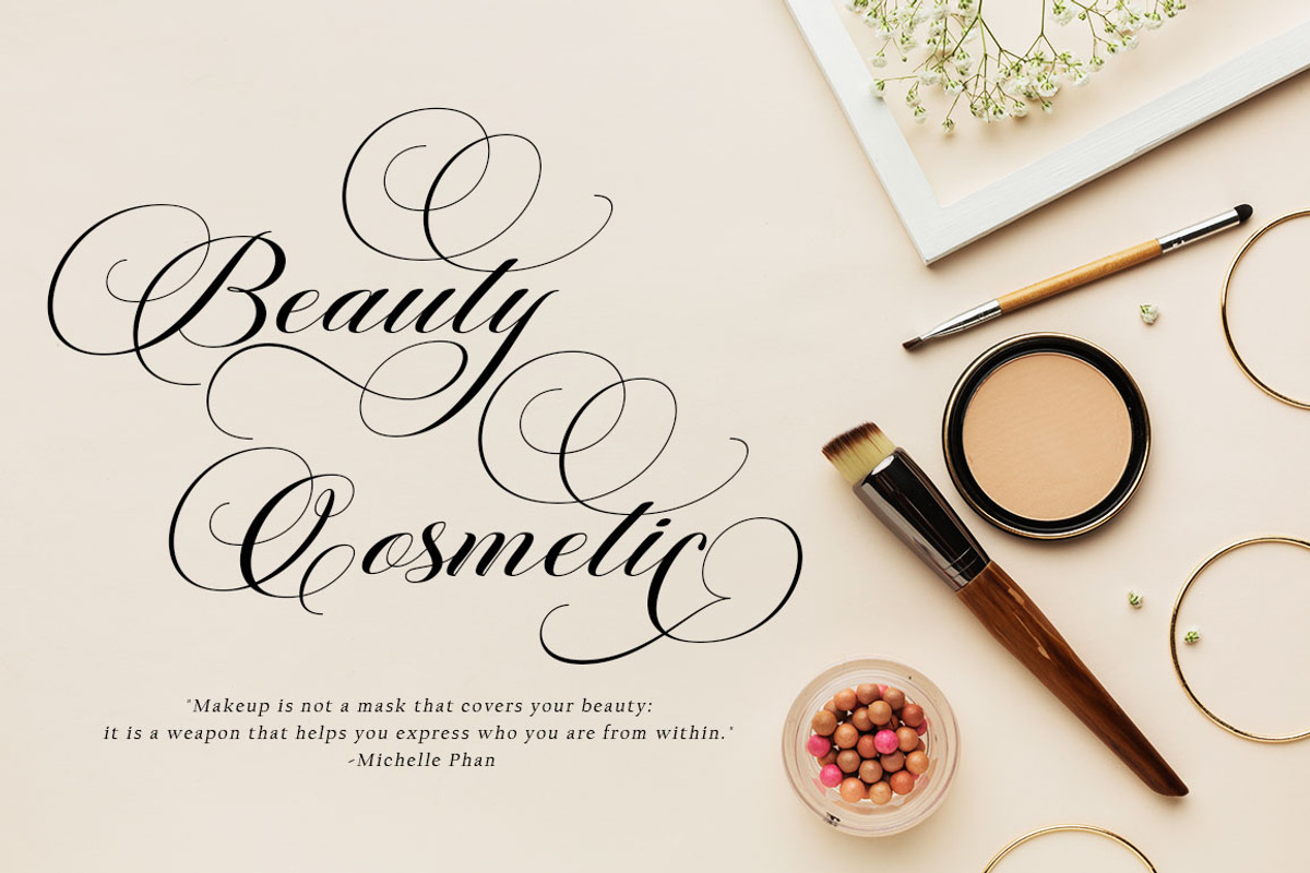 Rigestha Script, a Script Font by Has_rizal (Photo 9 of 13)