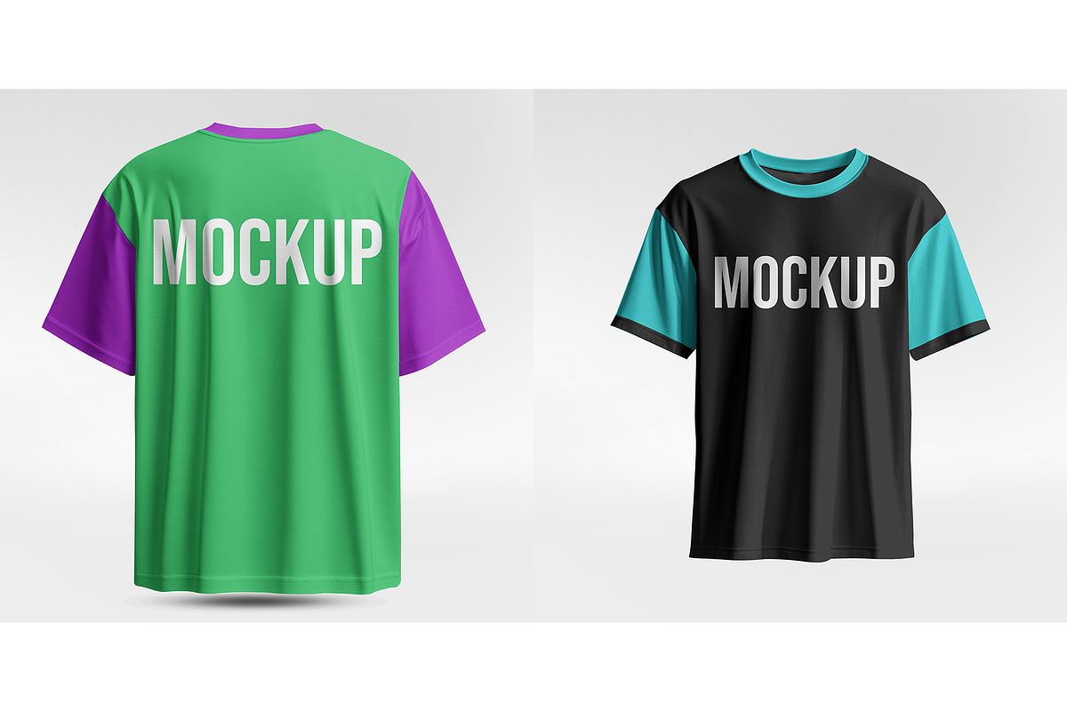 Drop Shoulder T-Shirt Mockup Set, a Mockup by Northfrom (Photo 6 of 7)