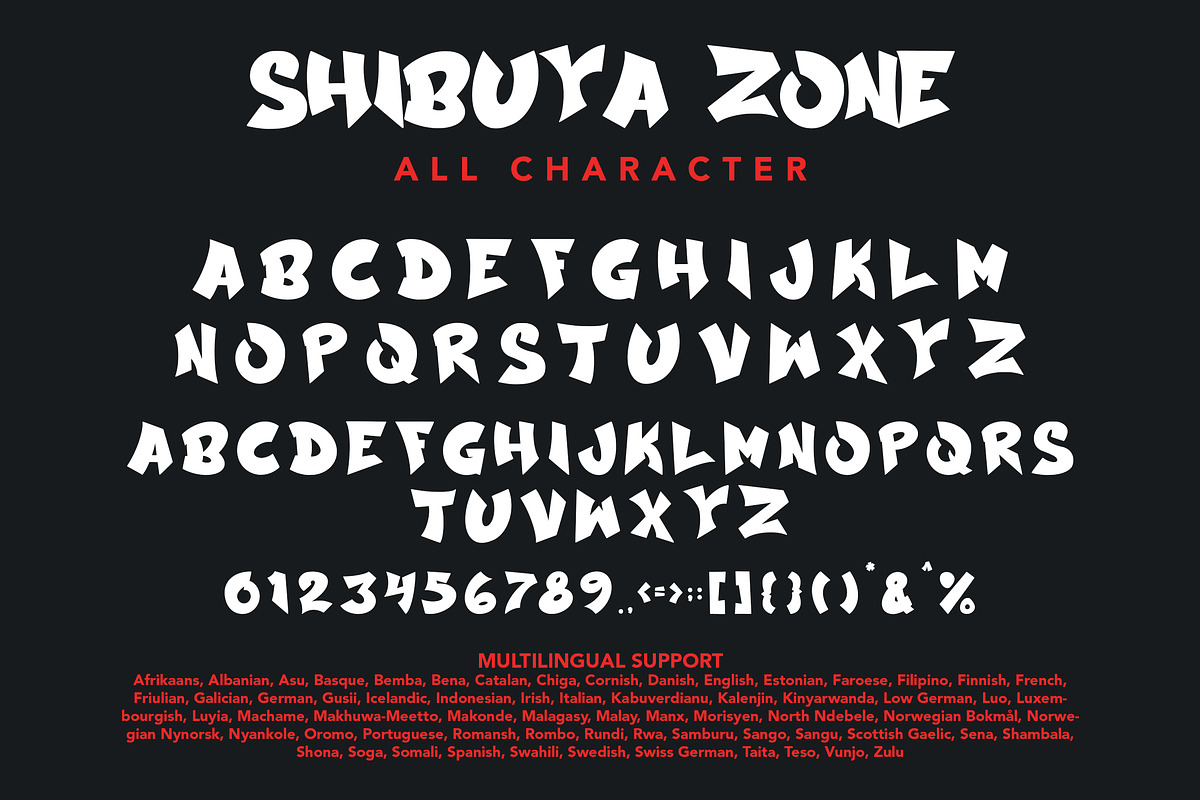 Shibuya Zone - Japanese Font Style, a Font by Arendxstudio (Photo 8 of 9)