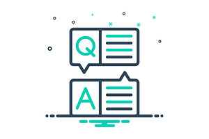 Answers Reply Mix Icon