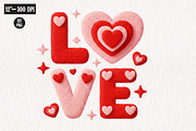 Faux Yarn Valentine Png Valentines L, an Illustration by CreationArt (Thumbnail 1 of 4)