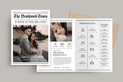 Wedding Day Newspaper Program, a Brochure Template by BrandPacks (Thumbnail 5 of 5)