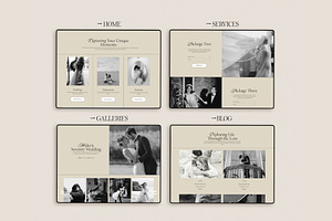 Photography Squarespace Website