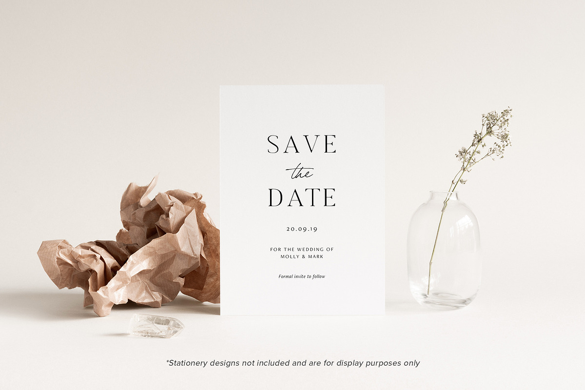 Mila 5x7 Stationery Photo Mockups, a Print Template by Moyo Studio (Photo 8 of 11)