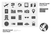 World Travel Icon Pack, a Solid Icon by erifqizeicon (Thumbnail 1 of 3)