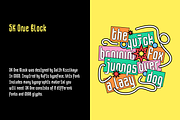 SK One Block, a Sans Serif Font by Salih Kizilkaya (Thumbnail 4 of 9)