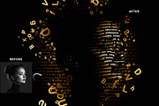 TYPOGRAPHY DISPERSION FX, an Action Add-On by Studio Retouch (Thumbnail 2 of 10)