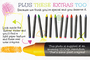 Wax Crayon Textures and Patterns, a Texture Graphic by Wingsart Studio (Thumbnail 8 of 8)