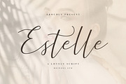 Estelle Lovely Script, a Script Font by Heinzel Std (Thumbnail 1 of 13)
