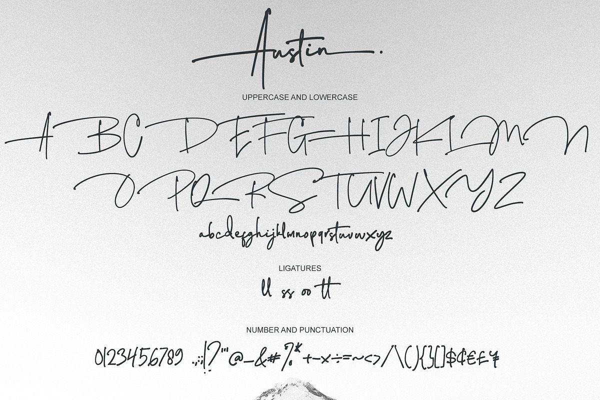 Austin - Stylish Signature Font, a Script Font by alphArtype (Photo 9 of 9)