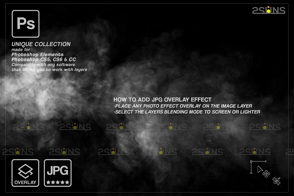 White smoke photo overlay, Fog, an Object Graphic by 2SUNS (Photo 3 of 9)