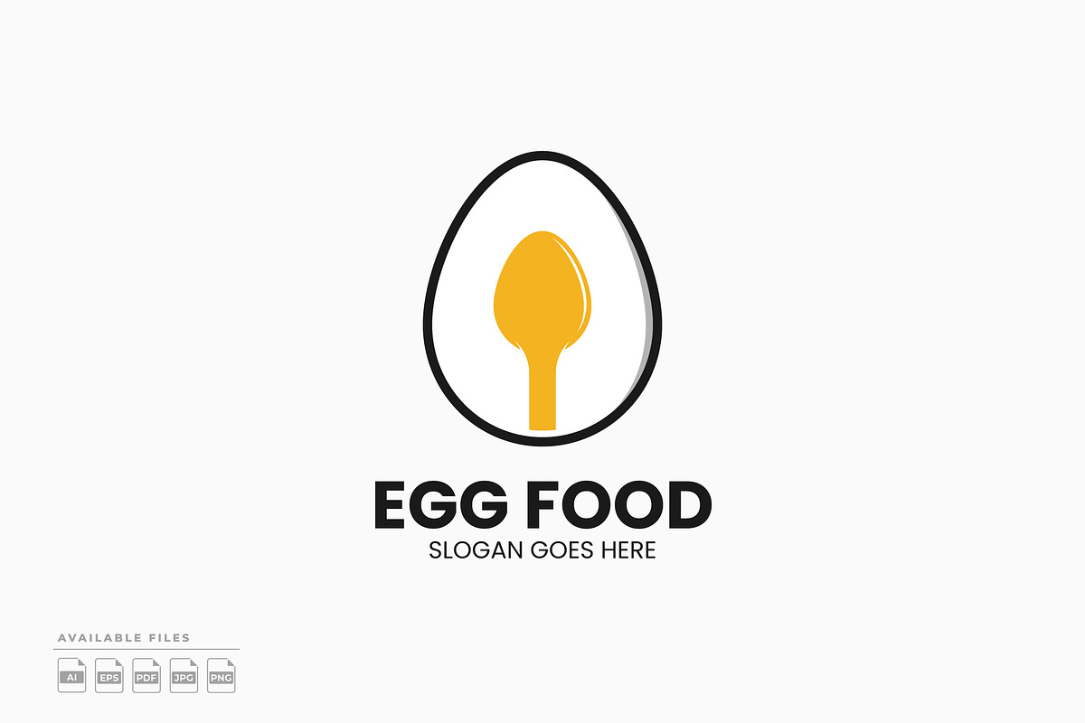 Egg Food Logo, a Branding & Logo Template by Zeer Graphic