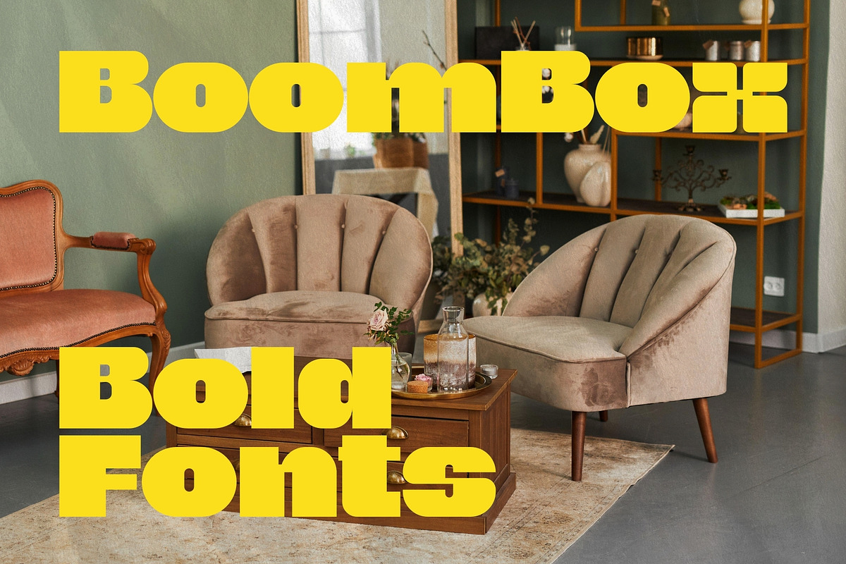 BoomBox Bold San serif Fonts, a Sans Serif Font by BURSTYPE (Photo 7 of 9)