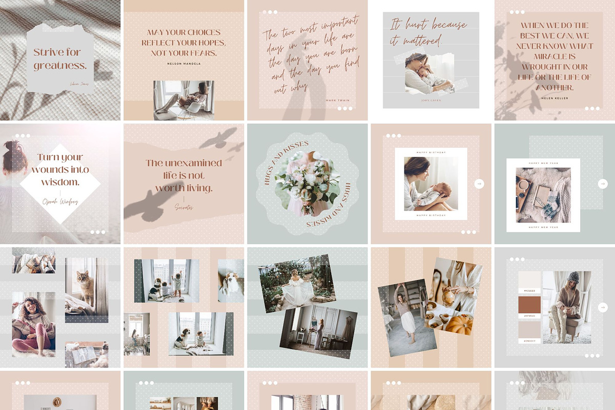 Instagram Post Story Template Dot, a Social Media Template by Keikoya (Photo 11 of 18)