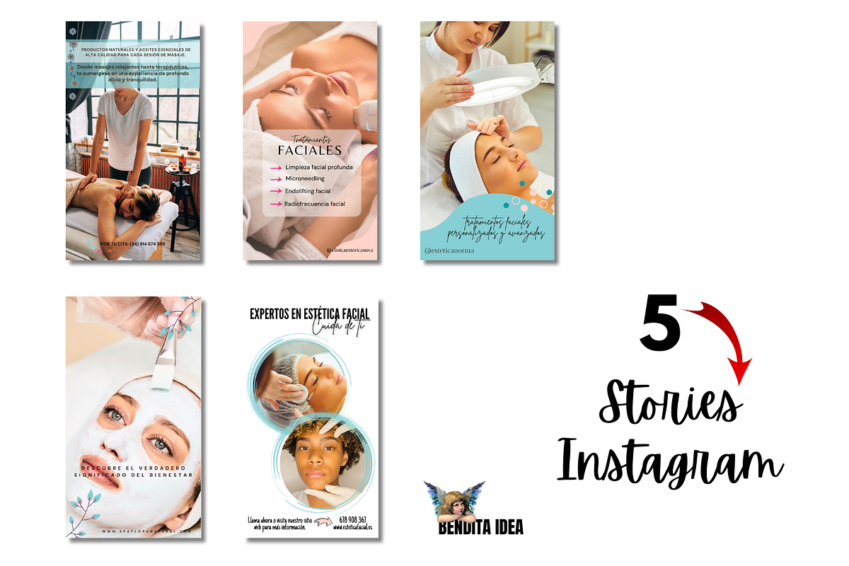 Editable Templates for Spa and Beauty