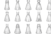 Woman Dress Collection, an Object Graphic by nikagraphic (Thumbnail 1 of 3)