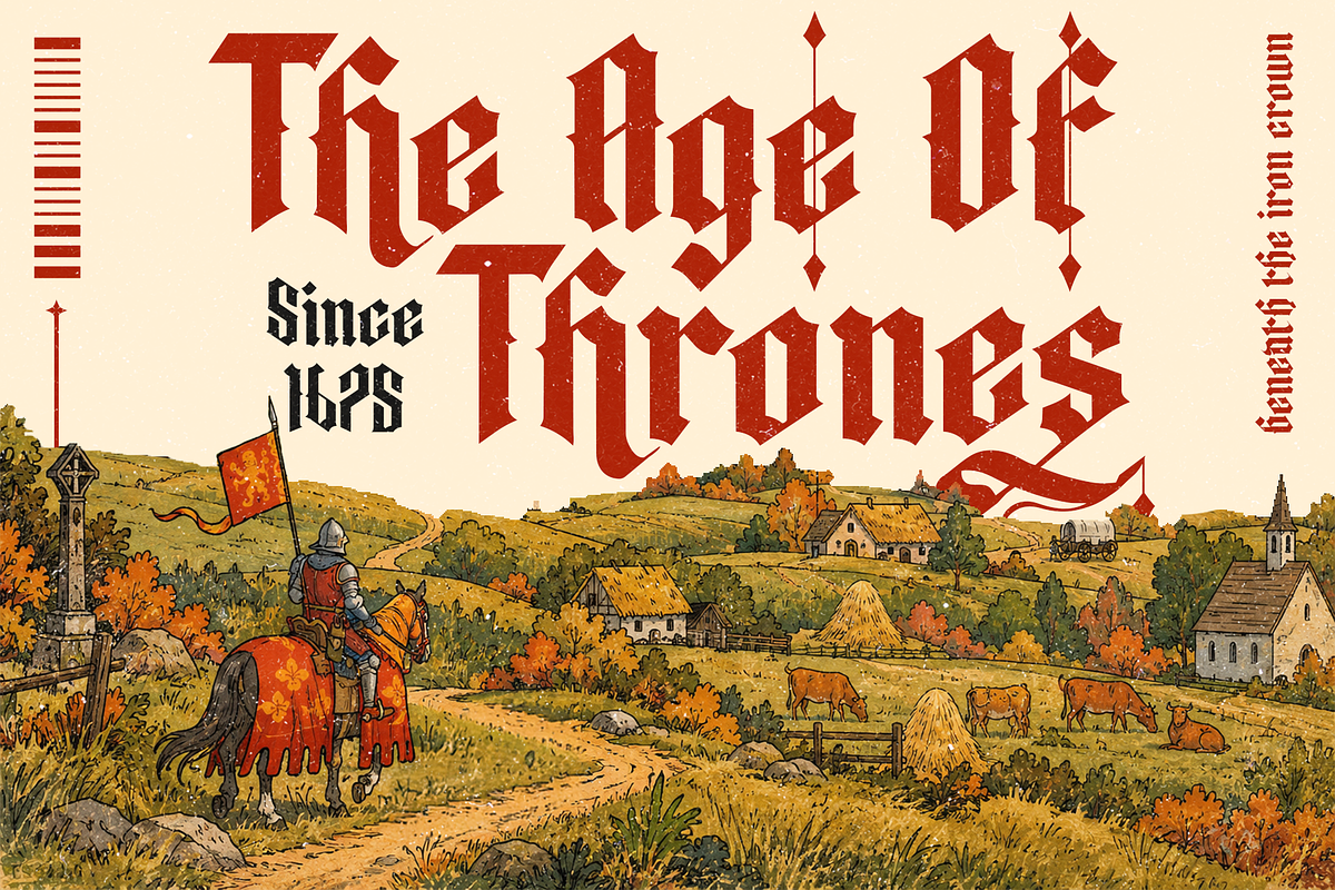 Rhavens, a Blackletter Font by Rahagita Studio (Photo 10 of 14)