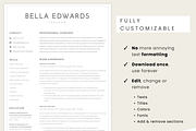 Clean, Simple, Minimalist Resume CV, a Resume Template by MondaySpark (Thumbnail 2 of 8)