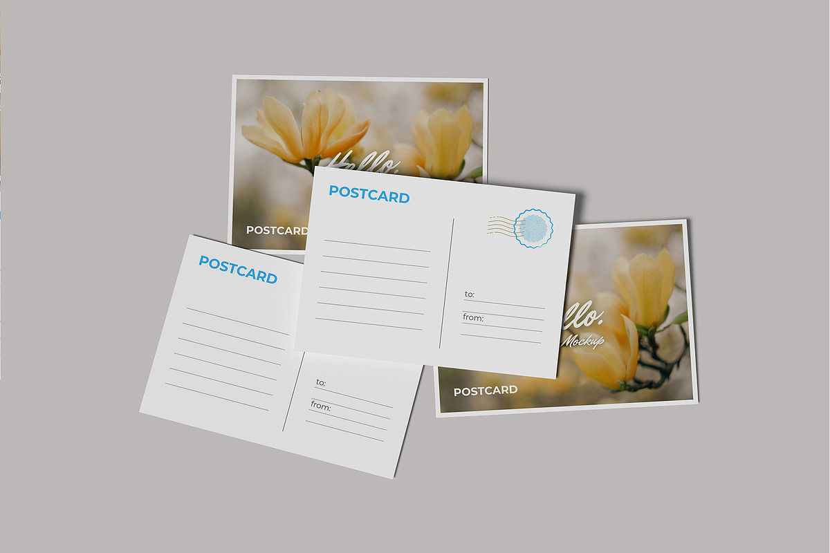 Postcard Mockup, an Advertising Mockup by lamorastudio (Photo 9 of 10)