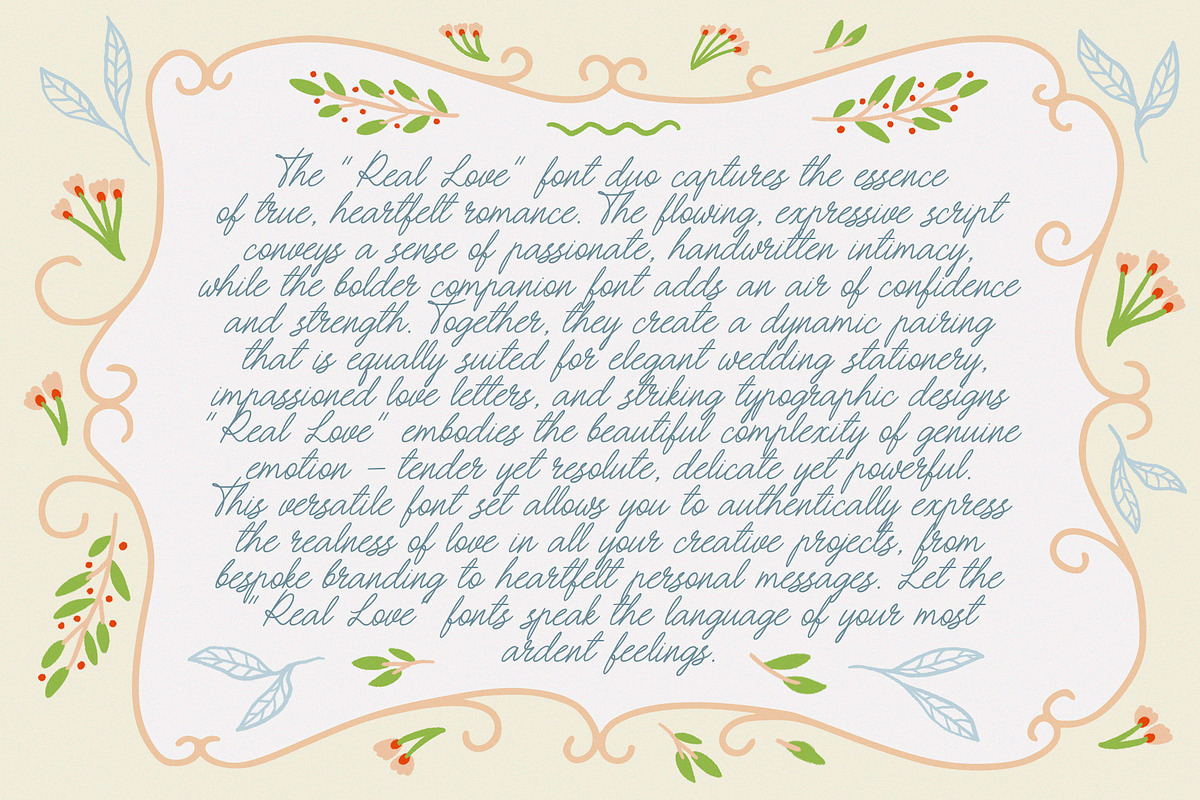 Real Love Wedding Font Duo, a Handwritten Font by AnMark (Photo 3 of 13)