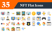 NFT Flat Icons Bundle, Blockchain, an Outline Icon by EllaMaiyaali (Thumbnail 3 of 3)