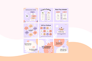 50 Mental Health Instagram Posts, a Social Media Template by Adored Templates (Thumbnail 2 of 10)
