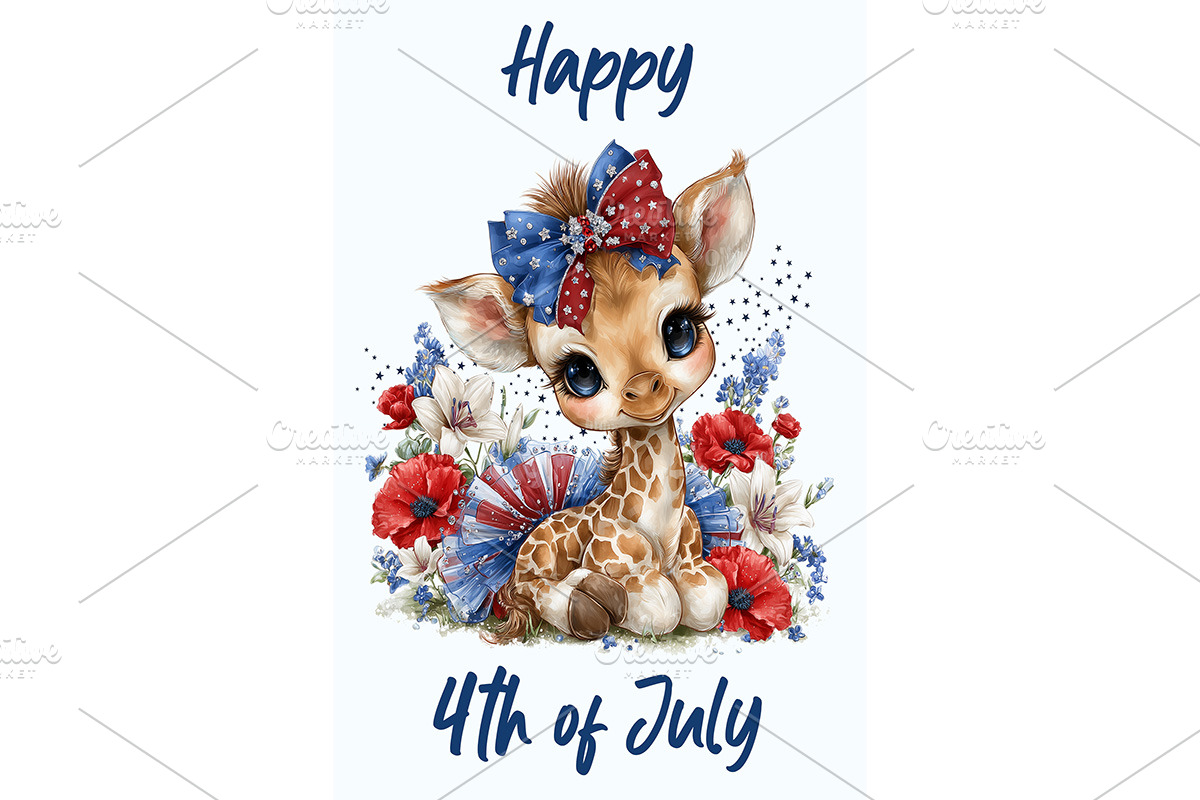 Giraffe Art for Nursery Kids Room, an Animal Illustration by Art Paradise Studios