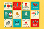 Mid-Century Christmas Social Pack, a Social Media Template by Hues of Hodges (Thumbnail 3 of 6)